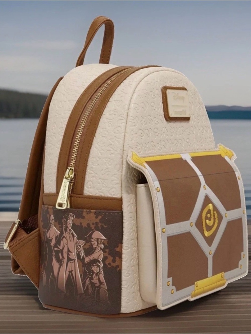 NEW Loungefly Disney Atlantis The Lost Empire Shepherd's Journal Mini Backpack - Picture 1 of 4